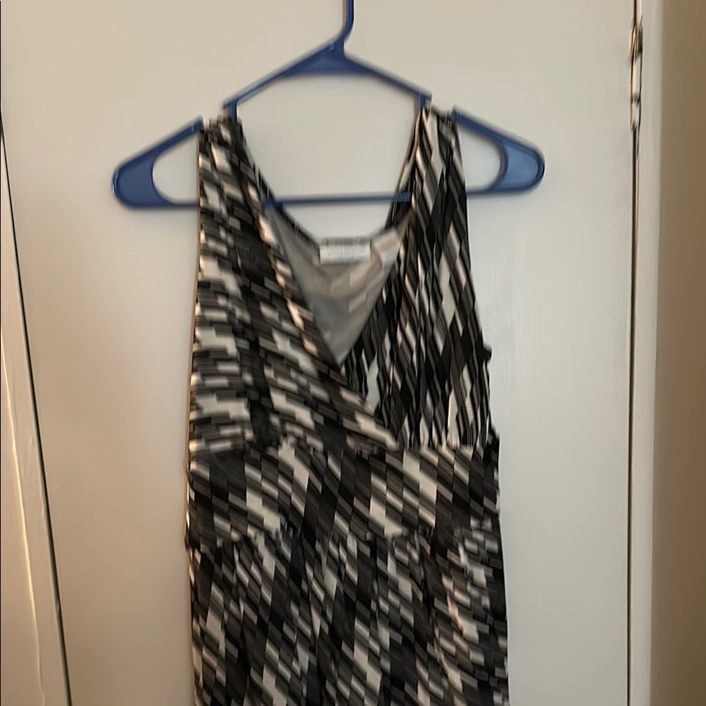 Stylish Black and White Blouse